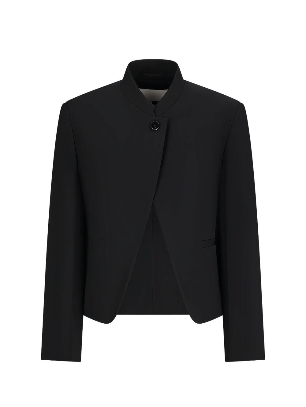 JIL SANDER Mandarin Collar Wool Jacket